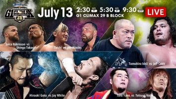 NJPW G1 Climax 29 13 07 2019 Day2 e1563000961775