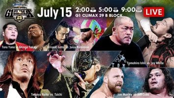 NJPW G1 Climax 29 2019 Day 4
