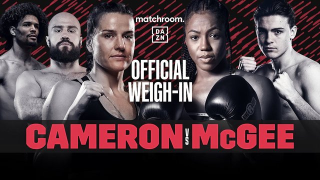Matchroom Boxing Cameron vs McGee