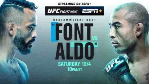 UFC on ESPN Font vs Aldo