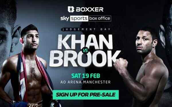 Boxxer Amir Khan vs Kell Brook