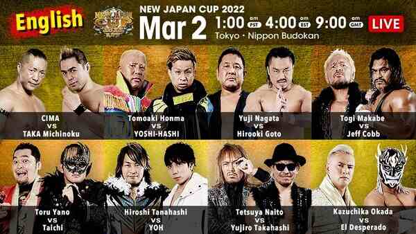 NJPW New Japan Cup 2022 Day 1