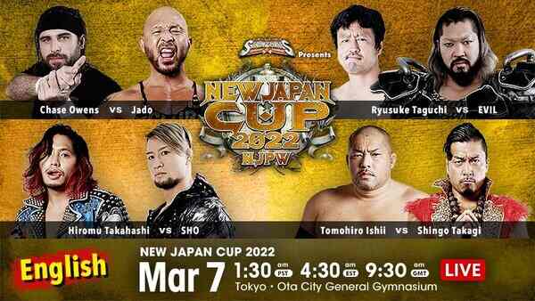 NJPW New Japan Cup 2022 Day 3