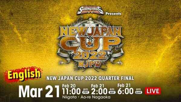 NJPW New Japan Cup 2022 Night 2 Final