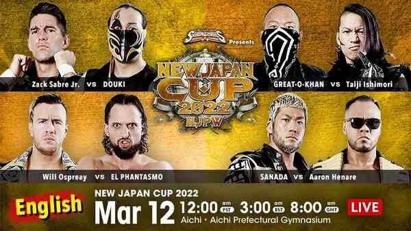NJPW New Japan Cup Day 6 2022 03 12