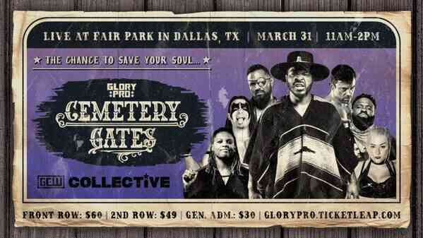 Glory Pro Wrestling Cemetery Gates