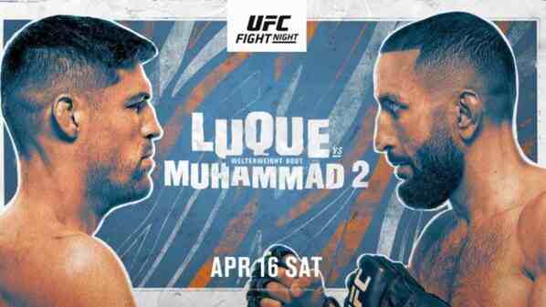 UFC on ESPN 34 Luque vs Muhammad