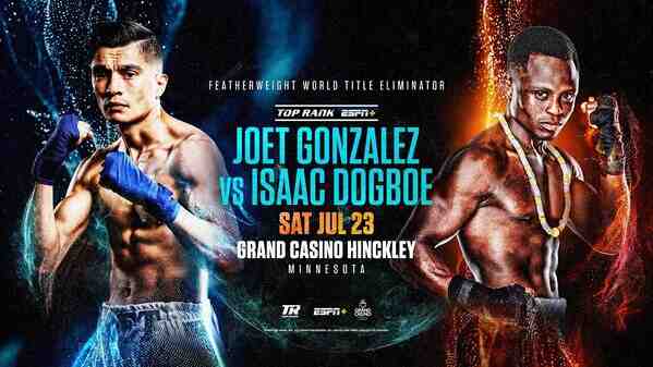 Boxing Joet Gonzalez Vs Isaac Dogboe