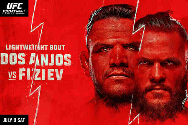 UFC on ESPN 39 Dos Anjos vs Fiziev