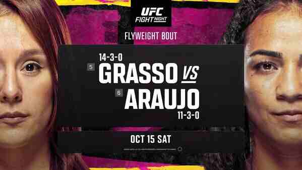 UFC Fight Night Grasso vs Araujo