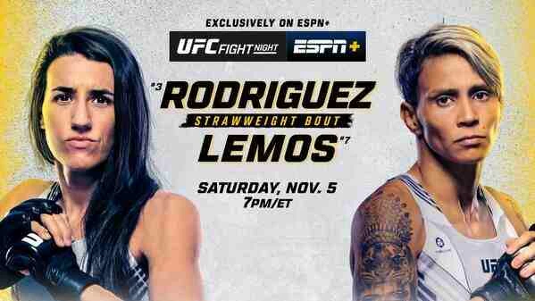 UFC Fight Night Rodriguez vs Lemos