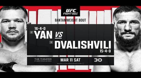 UFC Fight Night 221 Yan vs Dvalishvili