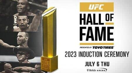 UFC Hall Of Fame Induction Ceremony 2023