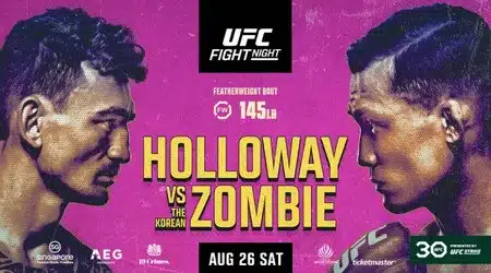 UFC fight night - Max Holloway vs Chan Sung Jun