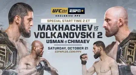 UFC 294 Makhachev vs. Volkanovski 2