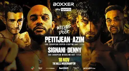 IBF Title Fights - Petitjean vs Azim