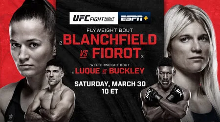 UFC Fight Night Blanchfield vs Fiorot