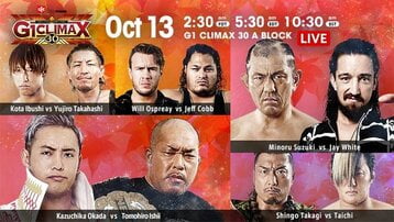  NJPW English G1 Climax 30 Day 15 