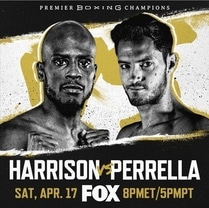 PBC Fight Night Harrison vs Perrella