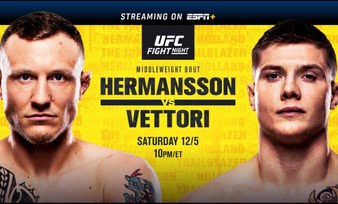  Watch UFC Fight Night Hermansson vs Vettori 