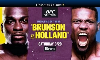 UFC Fight Night Holland vs Brunson