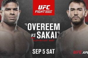 UFC Fight Night Overeem vs Sakai 2020