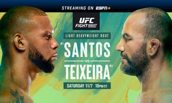 UFC Fight Night Santos vs Teixeira